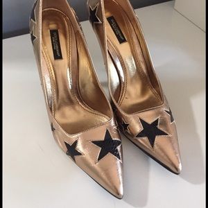 Dolce and Gabbana star cut out pumps