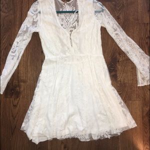free people long sleeve dress