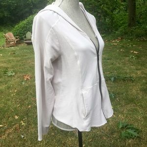 Title Nine stretch modal/cotton zip hoodie