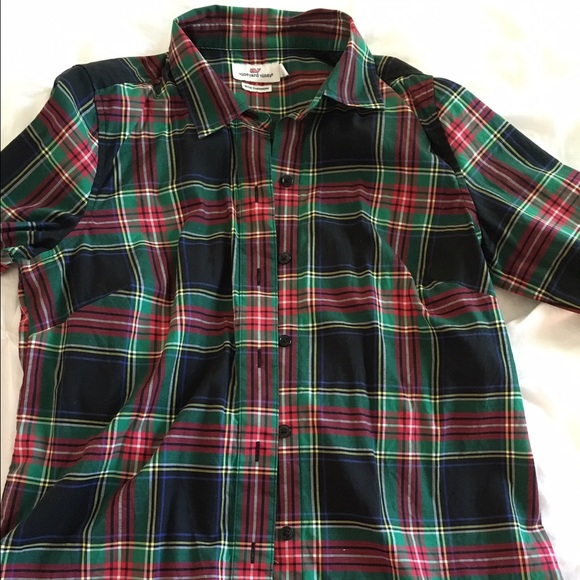 Vineyard Vines Button Down with Cashmere
