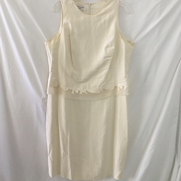Jones New York faux two-piece dress