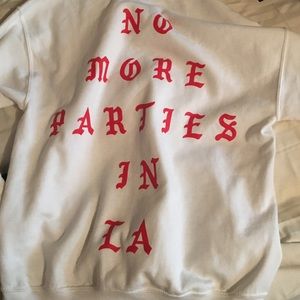 Yeezy's "No More Parties In LA" Large crew neck