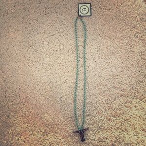 Betsy Pittard "Ramsey" turquoise beads necklace!