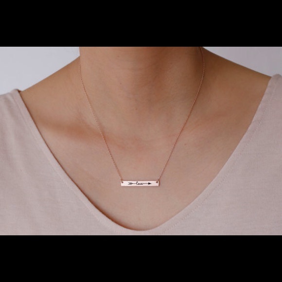 Silver Love Necklace - Picture 2 of 3