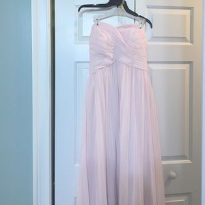 Azazie "Blushing Pink" Kristen bridesmaid dress