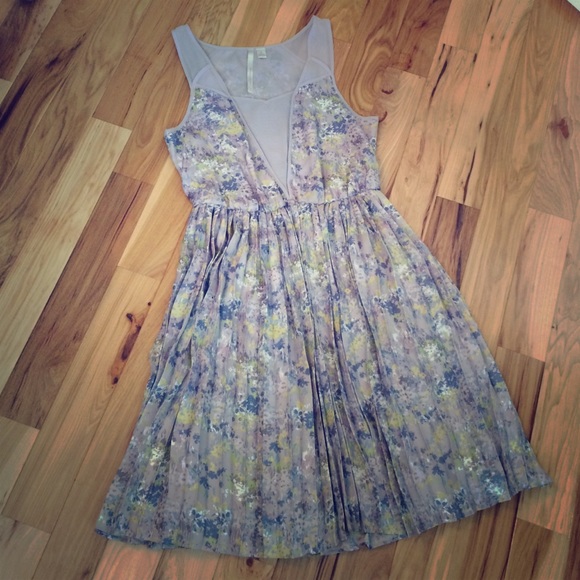 LC Lauren Conrad lilac floral dress