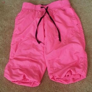 Justice pink capri jump pants