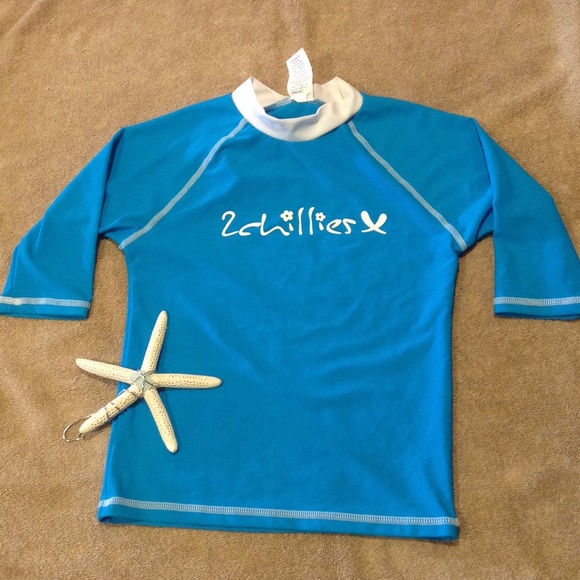 Blue UPF Protection Swim Rash Guard - Picture 2 of 7