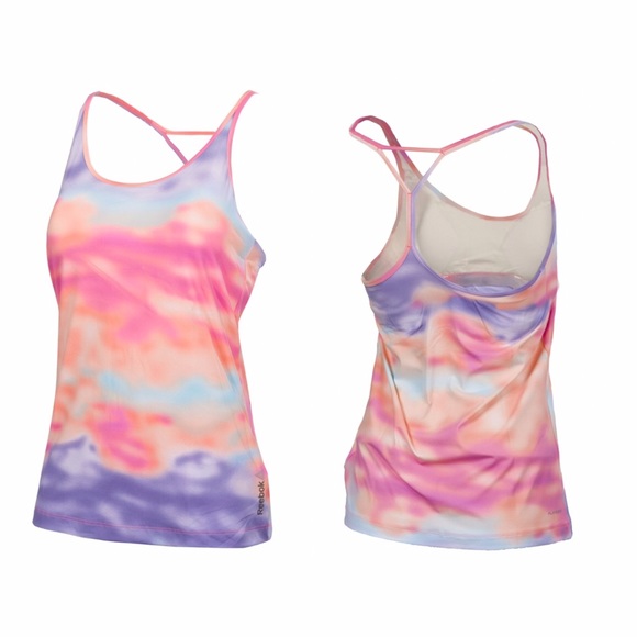 Brand new with tags Reebok cloud print yoga tank