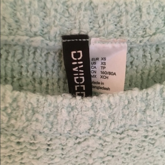 H&M Mint Cropped Sweater - Picture 3 of 4