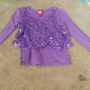 Girls purple top