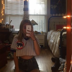 Vintage Cubs cutoff crop