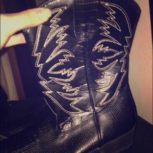 BOYS COWBOY BOOTS - Black