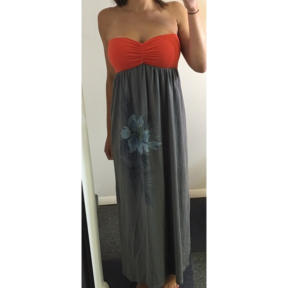 Flower maxi dress