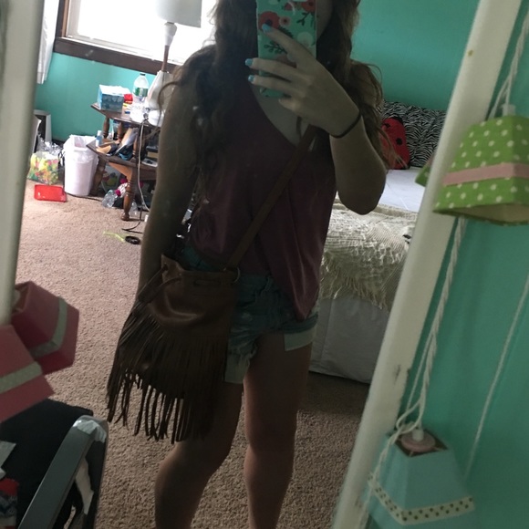 Brown Fringe purse - Picture 3 of 3