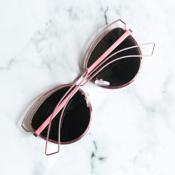 Accessories | Think Pink wire frame girly sunnies - Picture 2 of 4