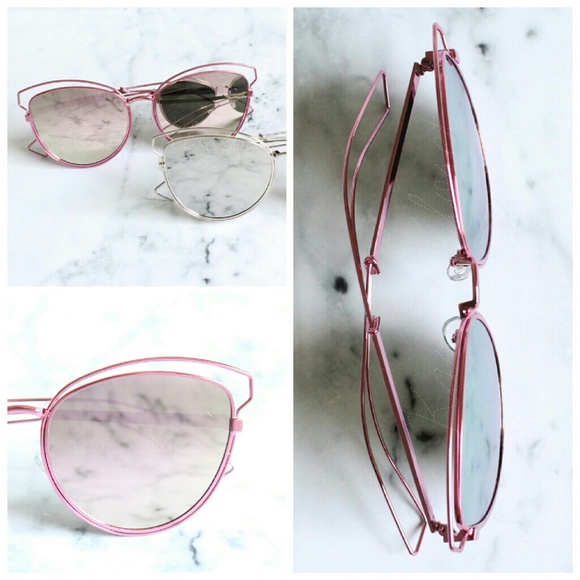 Accessories | Think Pink wire frame girly sunnies - Picture 3 of 4