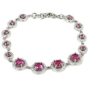 Pink Tourmaline bracelet
