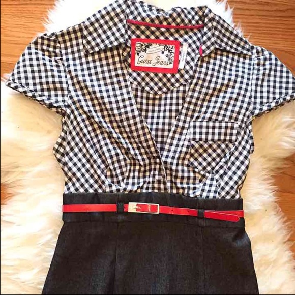 Brand New GUESS belted dress - Picture 2 of 3