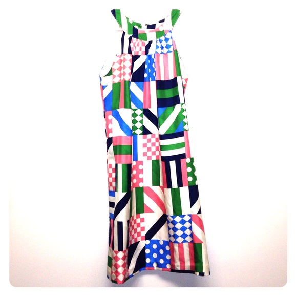 Patterned vineyard vines Kentucky Derby dress