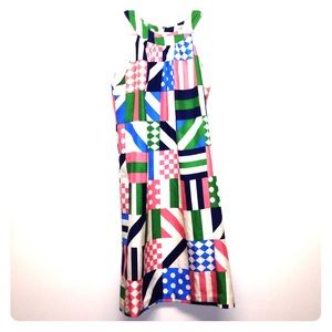 Patterned vineyard vines Kentucky Derby dress
