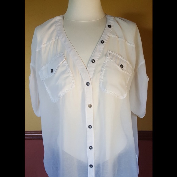 Off White sheer top