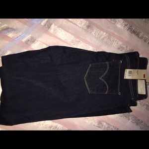 High rise Levi jeans