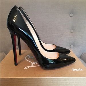 ❌SOLD❌ Christian Louboutin Black Patent Pigalle