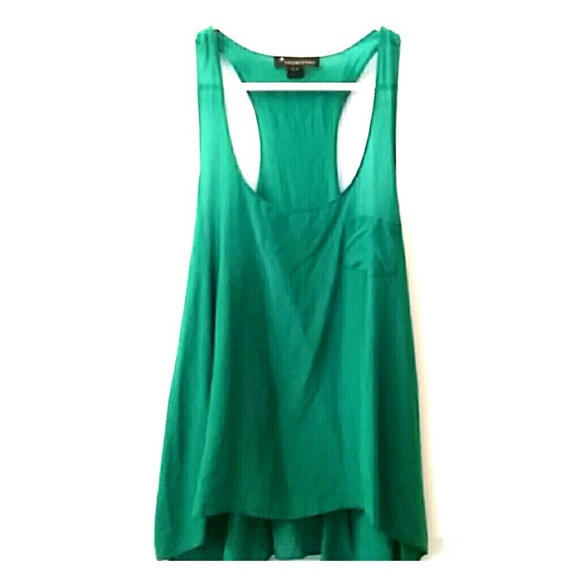 100% silk racerback top