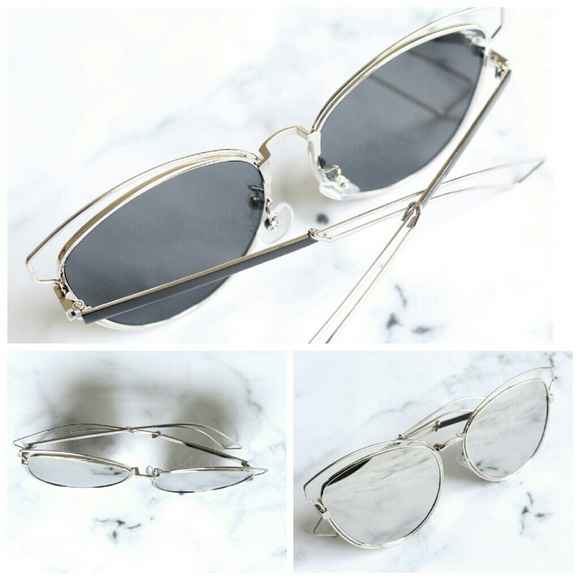 Accessories | Silver cat eye wire frame sunnies - Picture 3 of 3