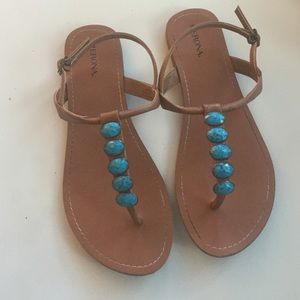 Turquoise Stone Sandals