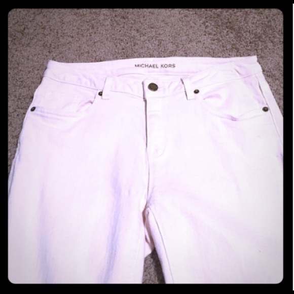 Michael Kors Light Pink Skinny Jeans