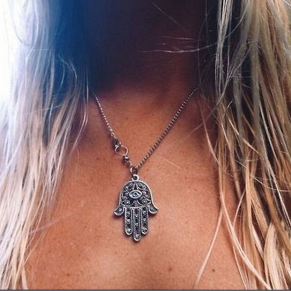 Jewelry - Hamsa Fatima Hand Pendant