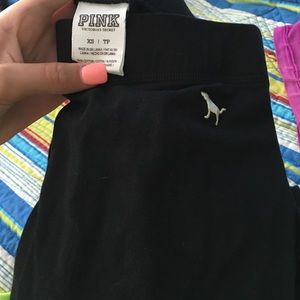 Vs pink black leggings