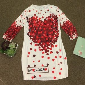 Heart printed dress - new!!