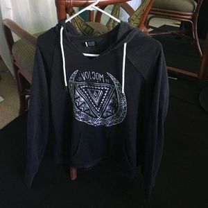 flowy gray volcom jacket