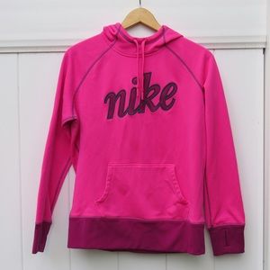 Pink nike hoodie