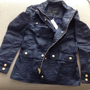 J Crew XXXS Original Downtown Field Jacket Navy