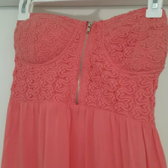 Strapless Pink Dress