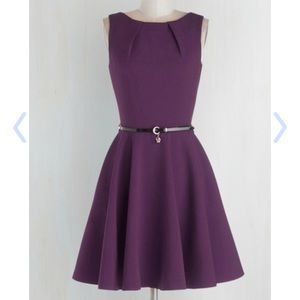 Never worn Modcloth Luck be a Lady Dress - Violet