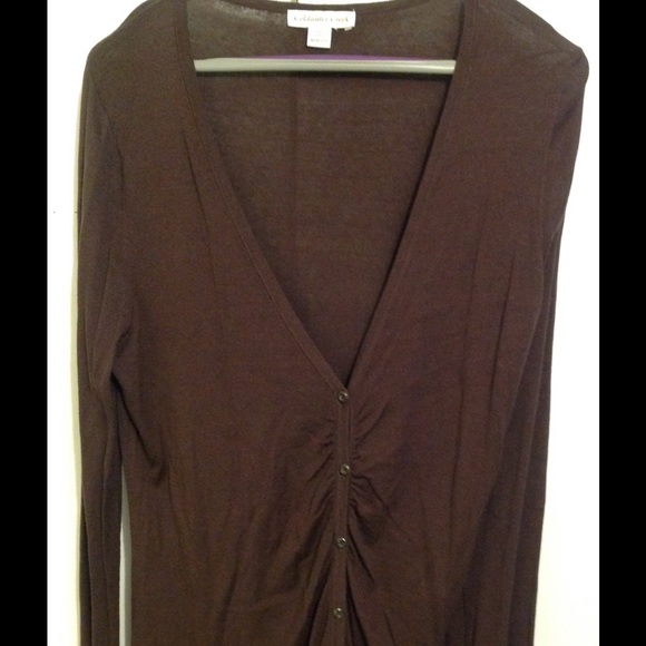 Sweater, V neck with buttons