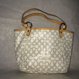Great condition mini coach bag