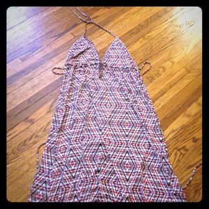 Elan maxi halter dress