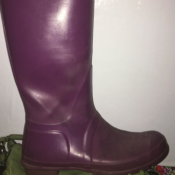Hunter Rainboots, SOLD, Raspberry, Tall - Picture 3 of 4