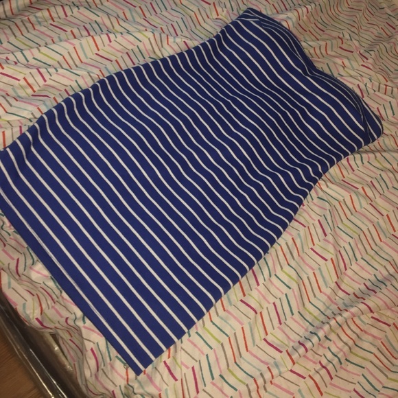 White and blue stripe dress - Picture 3 of 3