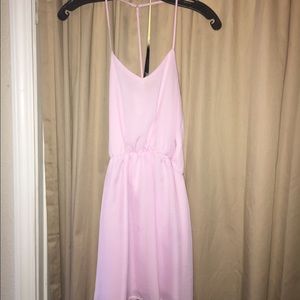 Tobi light pink baby doll dress