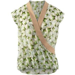 Cabi Butterfly Wrap Top