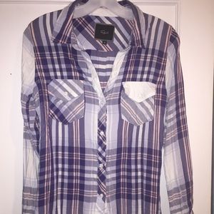 Rails plaid button down