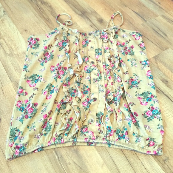Weavers floral tank