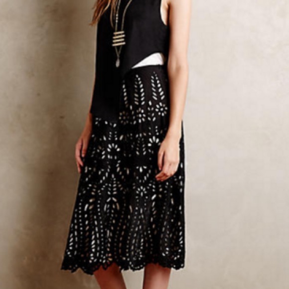 Anthropologie Dresses & Skirts - Anthropologie Delony Lace Skirt Anthropologie Dresses & Skirts - Anthropologie Delony Lace Skirt